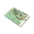 thumbnail image 3 of Shiartex Owls Branch Watercolor Indoor/Outdoor/Bathroom Front Door Mats for Home Entrance - Non-Slip Neoprene Rubber Backing - Machine Washable 24x16in, 3 of 5