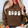 thumbnail image 3 of Hvot&aat Women's Halloween Sweatshirt Funny Ghost Loose Fit Round Neck Long Sleeve Pullover, 3 of 3