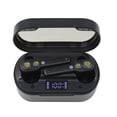 thumbnail image 2 of Auriculares HiFi Auriculares inalámbricos Manos libres Batería recargable Pantalla Auriculares Auriculares de doble bobina compatibles con Bluetooth, Negro Inevent EL000715-01B, 2 of 7
