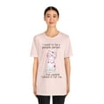 thumbnail image 3 of Used to be a People Person Unisex Jersey Short Sleeve Tee, 3 of 4