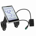 thumbnail image 1 of Pantalla LCD Para Bicicleta Eléctrica, Pantalla LCD Para Scooter Resistente Al Agua, Resistente Y Resistente Al Desgaste, De 5 Pines, 24 V, 36 V, 48 V, 60 V, Fácil De Instalar, 1 of 7