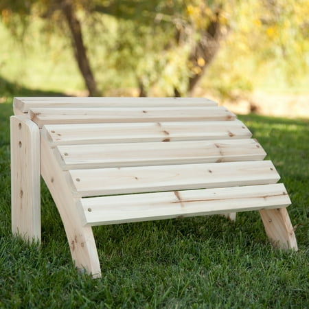 Shine Company Westport Adirondack Ottoman-Natural
