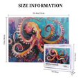 thumbnail image 5 of 500 PCS 500 piece puzzle for adults squid Graffiti,Unique and Beautiful Design,for Puzzle & Graffiti Lovers,Creative Activity Hobbies for Adults,Modern Art squid Wood Puzzle,Stress relieving puzzle, 5 of 6
