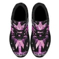 thumbnail image 2 of BreaStCancer Awareness Faith Over Fear Shoes Sneakers Black Size 13, 2 of 7