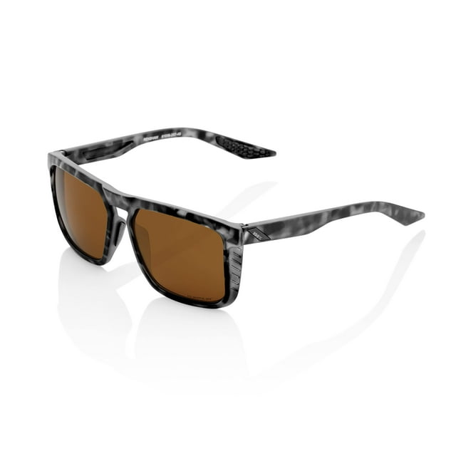 Gafas de sol 100% RENSHAW Matte Black Havana con lentes de bronce