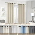thumbnail image 4 of Extra Long Curtain Rods for Windows 120 to 170 Inch, 1 Inch Bronze Heavy Duty Curtain Rods 140 to 195 Inch, Adjustable Drapery Rod with Twisted Cage Finials, 4 of 7
