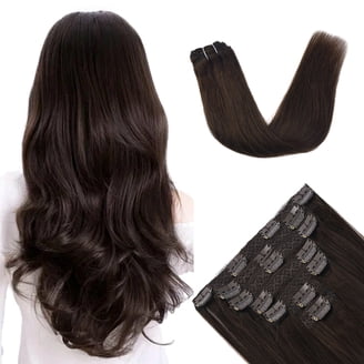 SEGO Human Hair Clip In 100% Remy Human Hair Extensions 8PCS  display picture 3