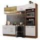 thumbnail image 2 of Cocina Integral Madesa Agata 270cm Marrón/Blanco, 2 of 5