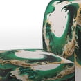 thumbnail image 4 of Designart "Green Spiral Pattern" Upholstered Modern & Contemporary Accent Chair and Abstract Arm Chair - Multiple Color & Pattern, 4 of 7