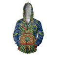 thumbnail image 2 of Sudadera con capucha informal de otoño para hombre, sudadera con cremallera, sudadera con capucha con estampado de casa de piña y cohete, sudadera con capucha holgada, ropa Y2k para hombre, 2 of 5