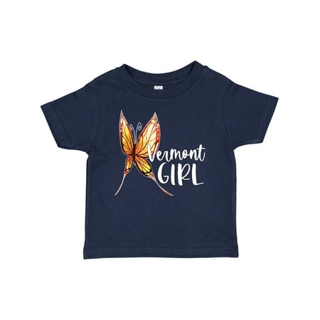 

Inktastic Vermont Girl- Butterfly Gift Baby Girl T-Shirt
