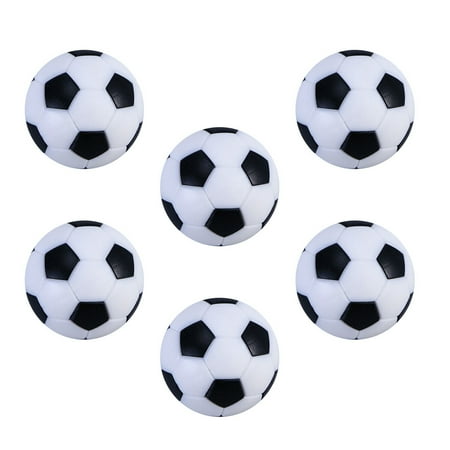 

6PCS 32mm Table Football Balls Black/White Ball
