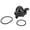 Black, variant on NFTIGB Bicycle Alarm Bell Cycling Handlebar Horn Aluminum Bike Ring Bell for Adults Kids Mountain Road Folding Bikes Loud Clear Sound (1.9 inches / 4.8 cm) - Black