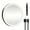 Black, variant on Opvise 10CM 30X Magnifying Mirror with Tweezers Portable Travel LED Makeup Mirror with 3 Suction Cups Rechargeable Dimmable Magnified Vanity Mirror