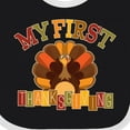 thumbnail image 4 of Inktastic First Thanksgiving Turkey Boys or Girls Baby Bib, 4 of 4