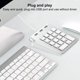 thumbnail image 3 of Número Contabilidad Pad Teclado Digital Numérico USB & Tipo C WI/ 3 2.0 Puerto Hub 18 Teclas para Bancaria Red, 3 of 9