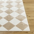thumbnail image 6 of Livabliss Washable Rugs for Living Room, 2x4 Lillian Modern Off-White Area Rug, Bedroom Dining Room Home Decor Stain Resistant Carpet (2'2" x 3'9"), 6 of 7
