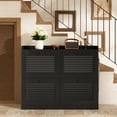 thumbnail image 7 of Huisuilinss Shoe Storage Cabinet With 4 Flip Drawers,Narrow Shoe Cabinet,Freestanding Hidden Shoe Rack Organizer With Open Storage,Wooden Legs For Hallway Bedroom Living Room Entryway, 7 of 7