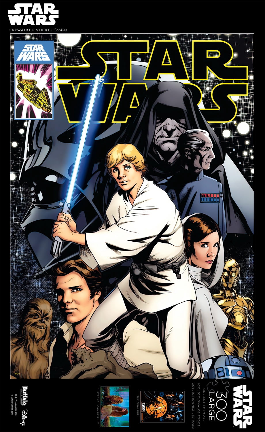 Buffalo Games 300-Piece Star Wars Skywalker Strikes Interlocking Jigsaw Puzzle