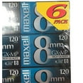 Maxell 8mm GXMP 120 Videotapes (6pack)
