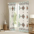 thumbnail image 3 of Manfei Tribal Aztec Curtains Pack of 2 (42x84 Each) for Teens Boys Girls,Bohemian Flower Curtains Blackout,Boho Theme Bedroom Curtains,Super Cozy Room Decor, 3 of 6