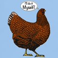 thumbnail image 3 of CafePress - Little Red Hen T Shirt - Men's Classic Graphic T-Shirt, 3 of 4