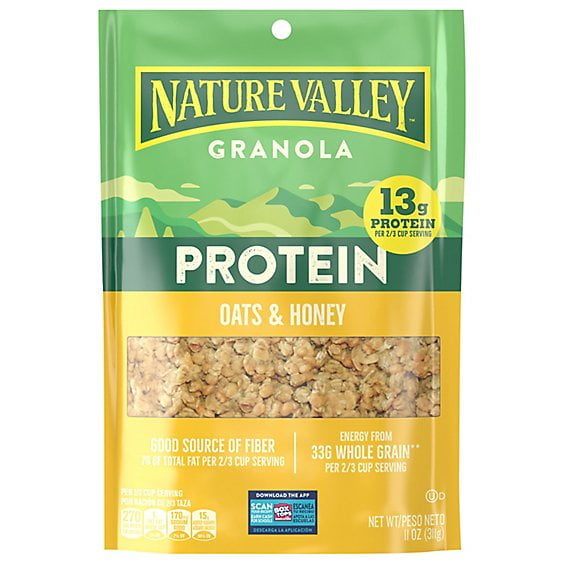 2 Pack Nature Valley Protein Granola Oats N Honey - 11 Oz