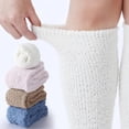 thumbnail image 2 of Fuzzy Socks for Women 4 Pairs Knee Fuzzy Socks Soft Warm High Socks Plush Winter Long Socks, 2 of 7