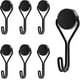 thumbnail image 1 of Magnetic Hooks, Pack of 6 Magnetic Hooks, Black, Extra Strong for Kitchen, Gadgets, Bedroom, Lockers, Office, Fridges, Hanging Decorative Lights, 1 of 5