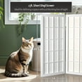 thumbnail image 6 of Red Lantern 2 ft. Short Desktop Window Pane Shoji Screen - White - 4 Panels, 6 of 6