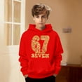 thumbnail image 5 of shqvo Cute Cherry Hoodie for Girls Bow Graphic Hoodies Kids Long Sleeve Hooded Sweatshirt Preppy Clothes Pullover, 5 of 6