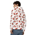 thumbnail image 4 of Uemuo Hand Drawn Watermelon for Men's Fashion Full-zip Hoodies & Sweatshirts with Kangaroo Pocket, Zip-up Hooded Sweatshirt, Moisture Wicking & Breathable-Medium, 4 of 5