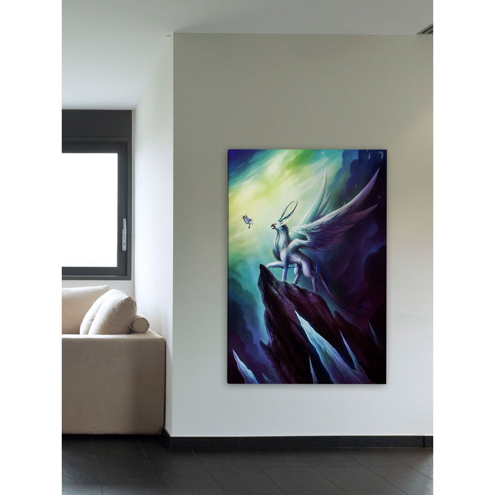 Marmont Hill "Gryphon" Painting Print on Canvas