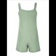 thumbnail image 4 of Cortos de Verano A para Mujer, Casuales Sin Mangas con Bolsillos Verde Gris XL, 4 of 9
