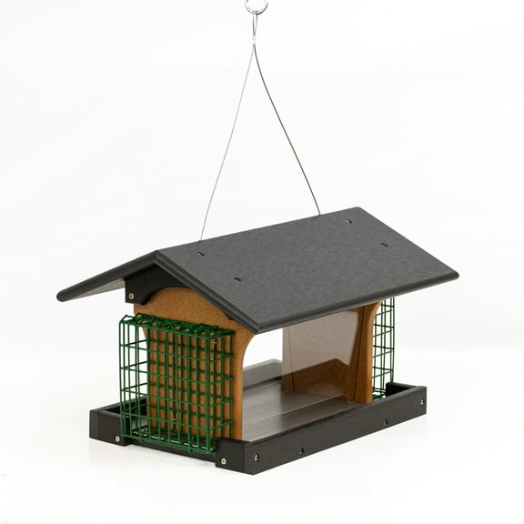 Outdoor Leisure Products Traditional Plastic Deluxe Bird Feeder in Multi-Color