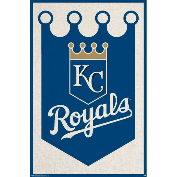 MLB Kansas City Royals - Logo 15 Wall Poster, 14.725" x 22.375"