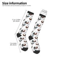 thumbnail image 5 of Daiia Sports Socks Cool Chicken Printed Novelty Crew Socks for Men Women Knee High Socks Cotton Socks Soft & Breathable Support Unisex Socks, 5 of 9