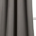 thumbnail image 3 of Lush Decor Rideaux-Grommet Panneau avec Doublure Occultante Isolée, 95 "L Paire, Gris Foncé, 3 of 5