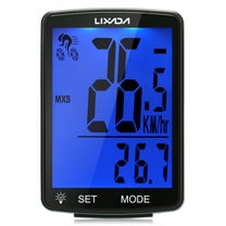 Lixada Wireless Bike Computer Multi Functional LCD Screen  Computer Mountain Bike Speedometer IPX6 Waterproof Cyc