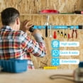 thumbnail image 7 of Magnetic Tool Bar 12-Inch, 8PCS Metal Tool Holder Strip for Wall Mount, Space Saving Garage Workshop Organizer Rack for Tools, 7 of 7