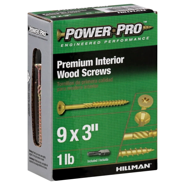 Hillman Power Pro AllPurpose Wood Screws