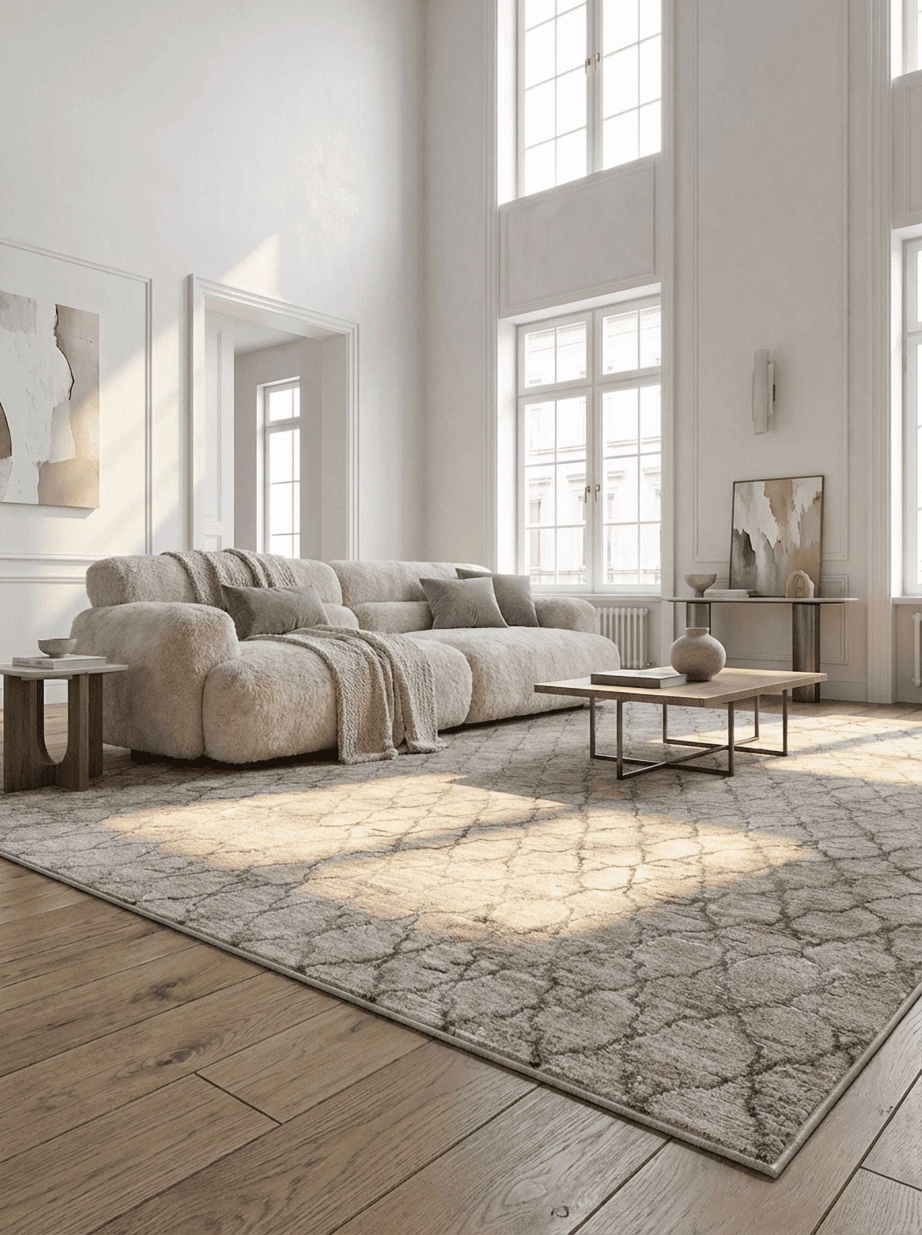 Rug Branch Melo Collection Modern Abstract Scandinavian Indoor Area Rug