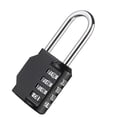 thumbnail image 3 of FRCOLOR  Dial Number Lock Backpack Combination Pad Locks with Code Latch Black, 3 of 8