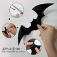 thumbnail image 3 of 60pcs Halloween Decorations Indoor 3D Scary Bats Wall Decor DIY Halloween Realistic Bat Decoration Creepy Stickers DIY Wall Decal, 3 of 5