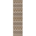 thumbnail image 2 of Safavieh Veranda 2'6" X 10' Power Loomed Rug in Creme and Brown, 2 of 4