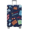 thumbnail image 1 of Luggage Cover Washable Suitcase Cover Anti-scratch Suitcase Protector Fits 18-32 Inch Luggagel, 1 of 5