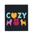 thumbnail image 4 of Cozy Flannel Blanket with Heart Design - Soft Warm Durable Throw for Sofa Travel Bed & Chair - Perfect for Pet Lovers, 4 of 7