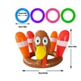 thumbnail image 2 of Inflatable Turkey Ring Game for Outdoor Family Thanksgiving Party and Carnival Activities with Storage Solution, 2 of 6