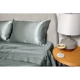 thumbnail image 4 of Mismatch  Silk Pillowcases with Cotton Sheets Champagne - Queen, 4 of 5
