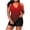Red, variant on Zpanxa Swimsuit for Women Plus Size One Piece Split Back Adjustable Straps Built in Bralette Solid Color